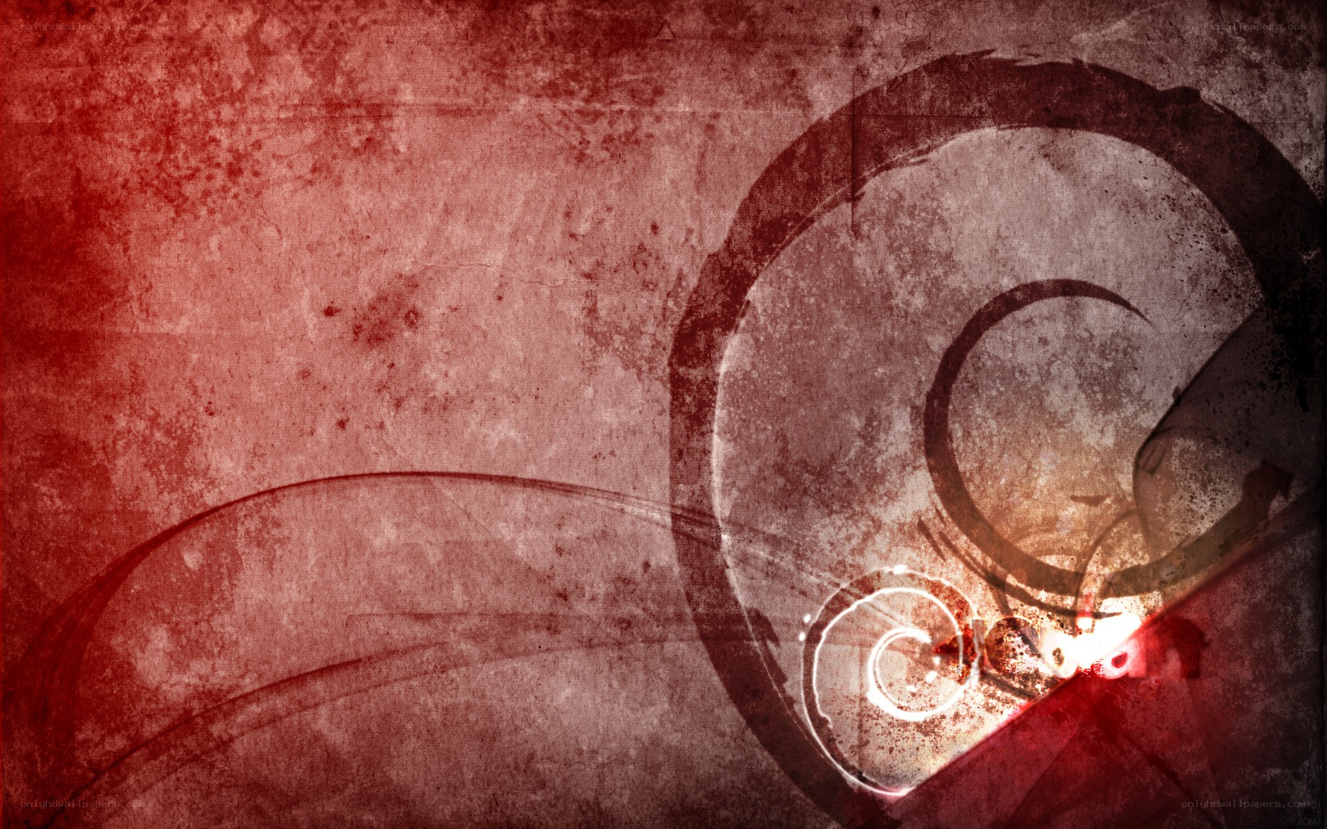 grunge red abstract design