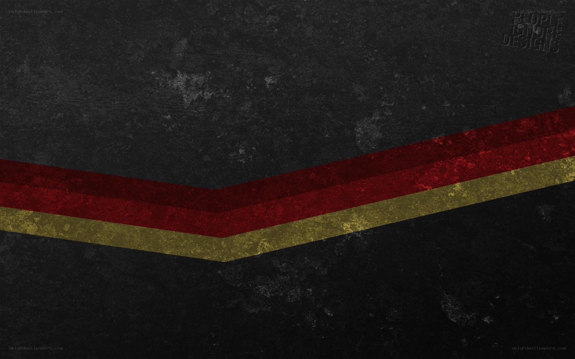 grunge red and gold stripes
