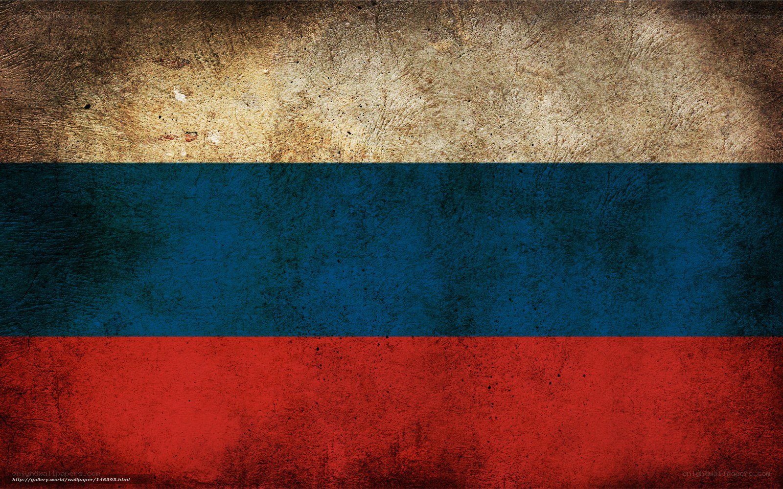 grunge russian flag
