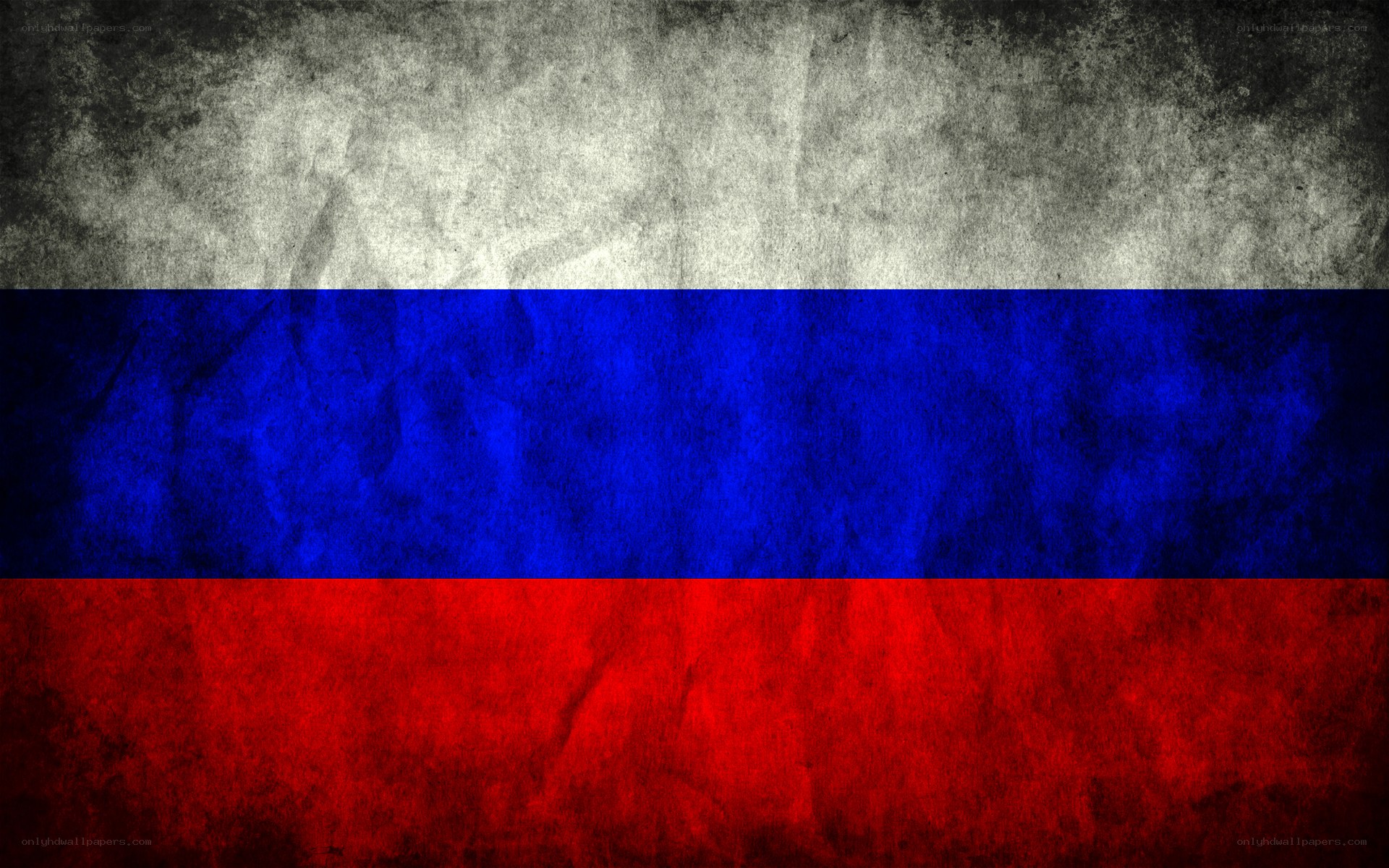 grunge russian flag