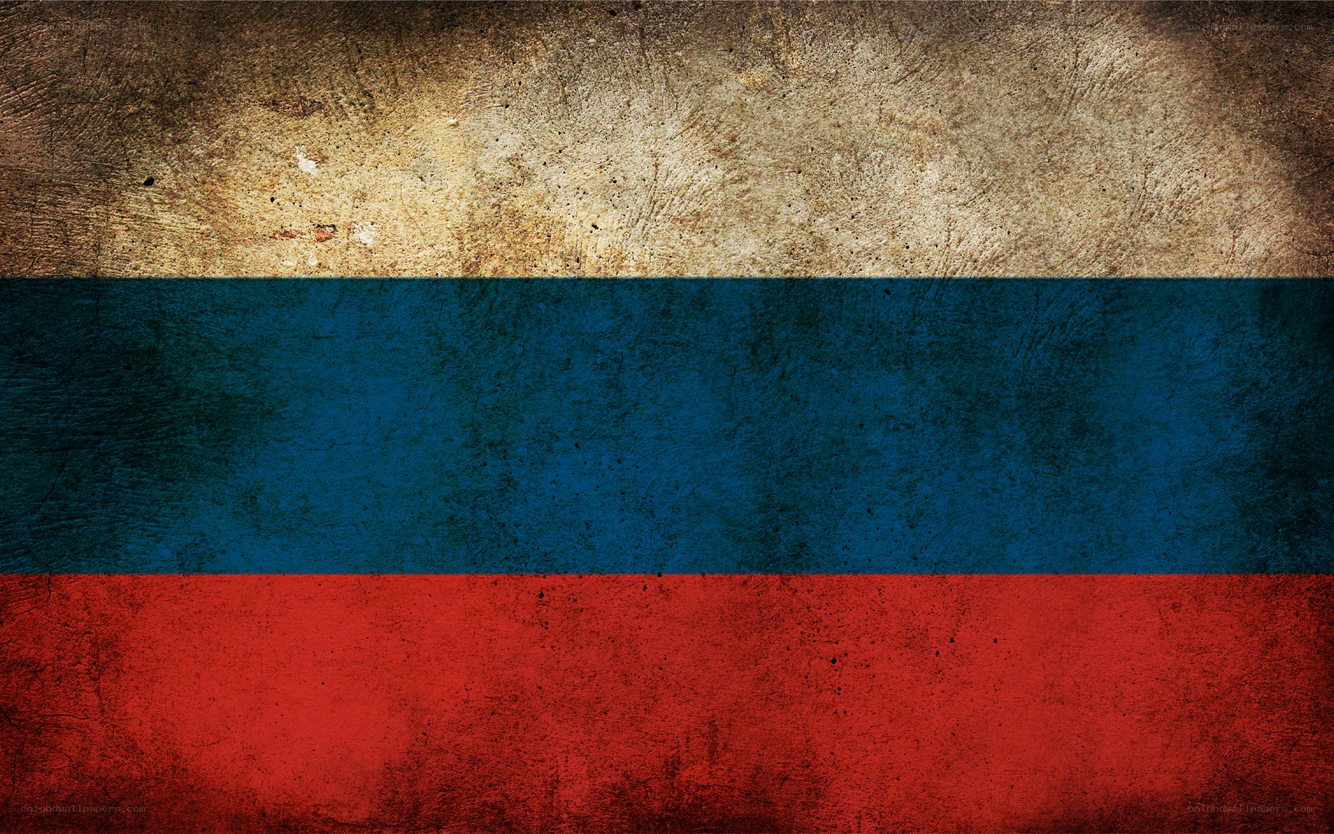 grunge russian flag