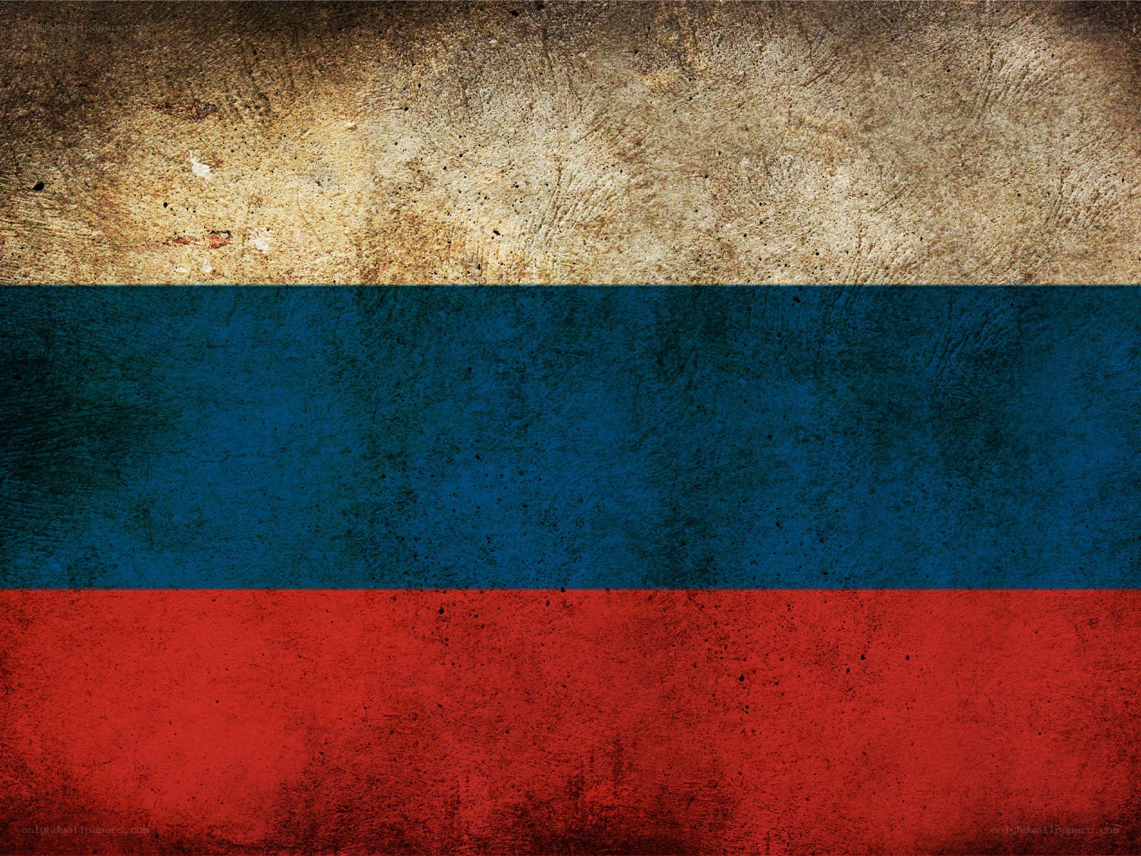 grunge russian flag
