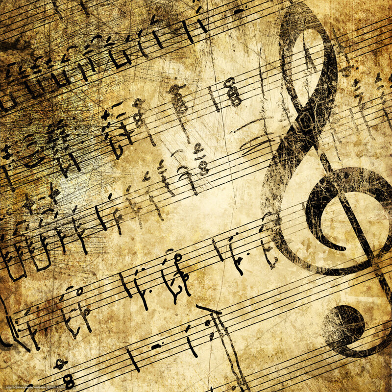 grunge sheet music background