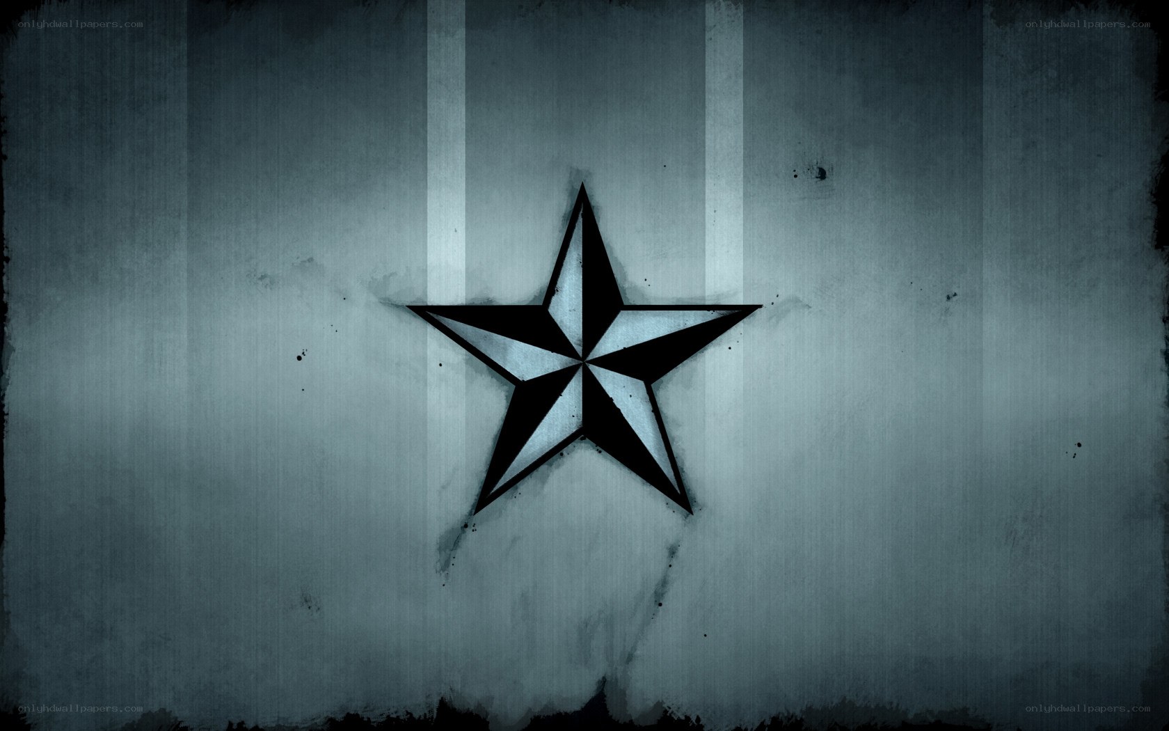 grunge star design wallpaper