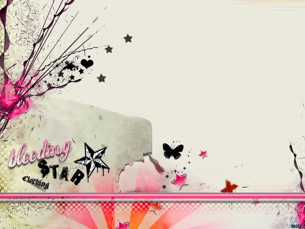 grunge star design wallpaper
