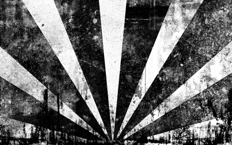 grunge sunburst pattern