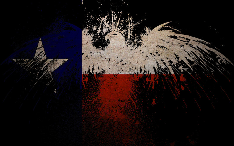 grunge texas flag with eagle