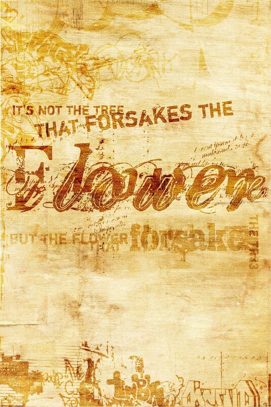 grunge text design with quote