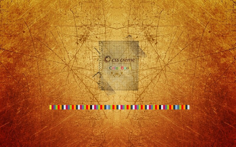 grunge texture with color palette