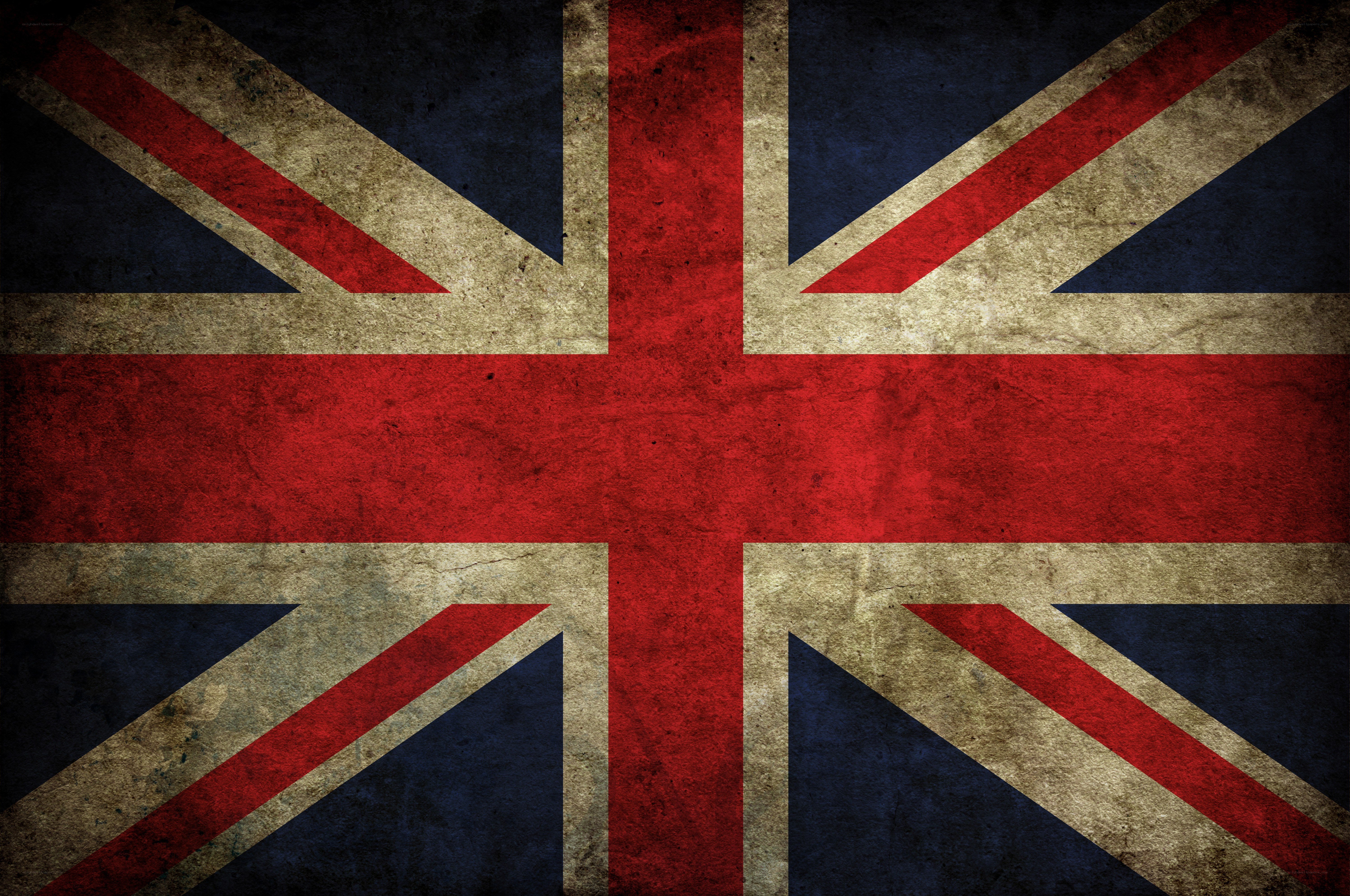 grunge union jack flag