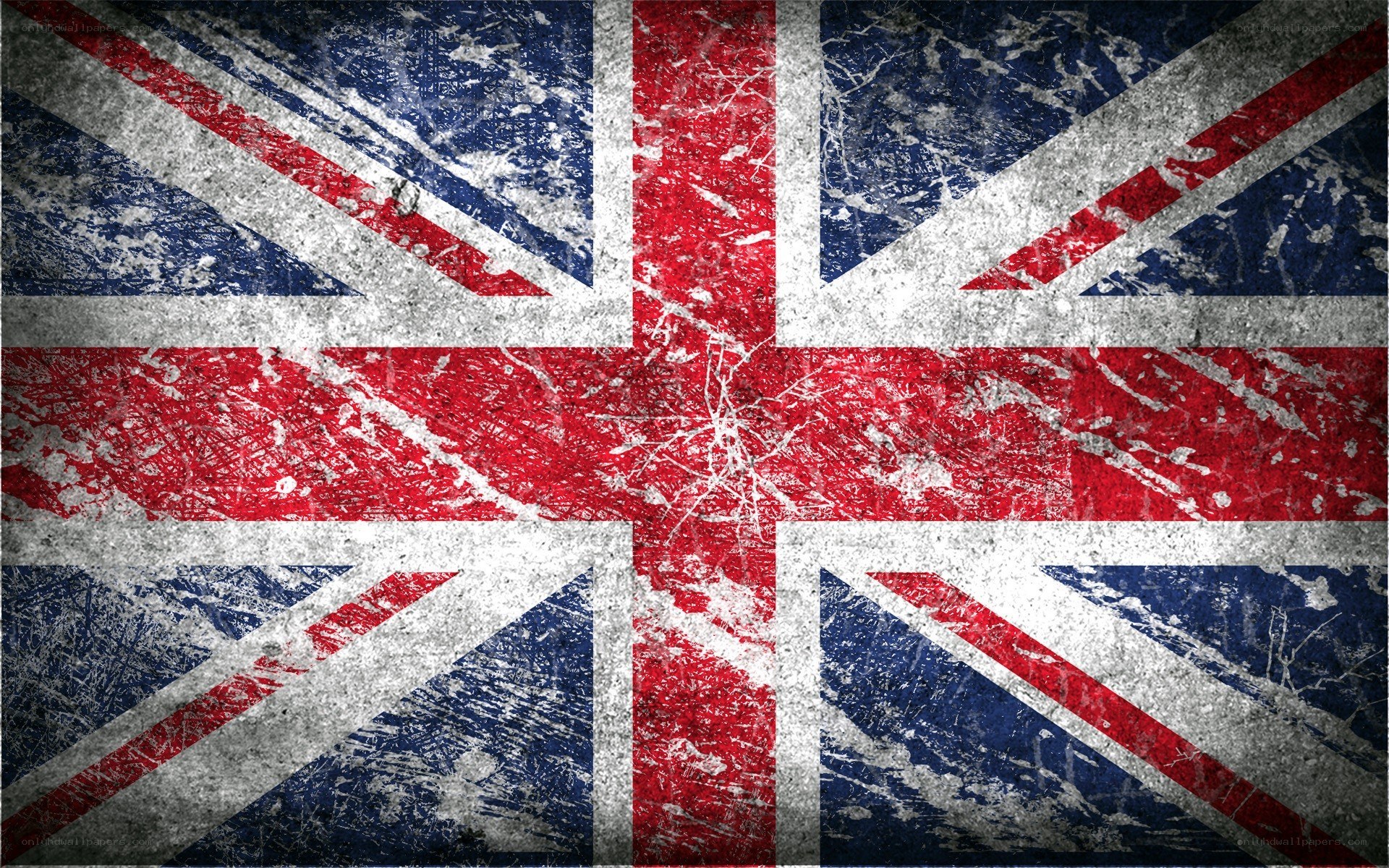 grunge union jack flag