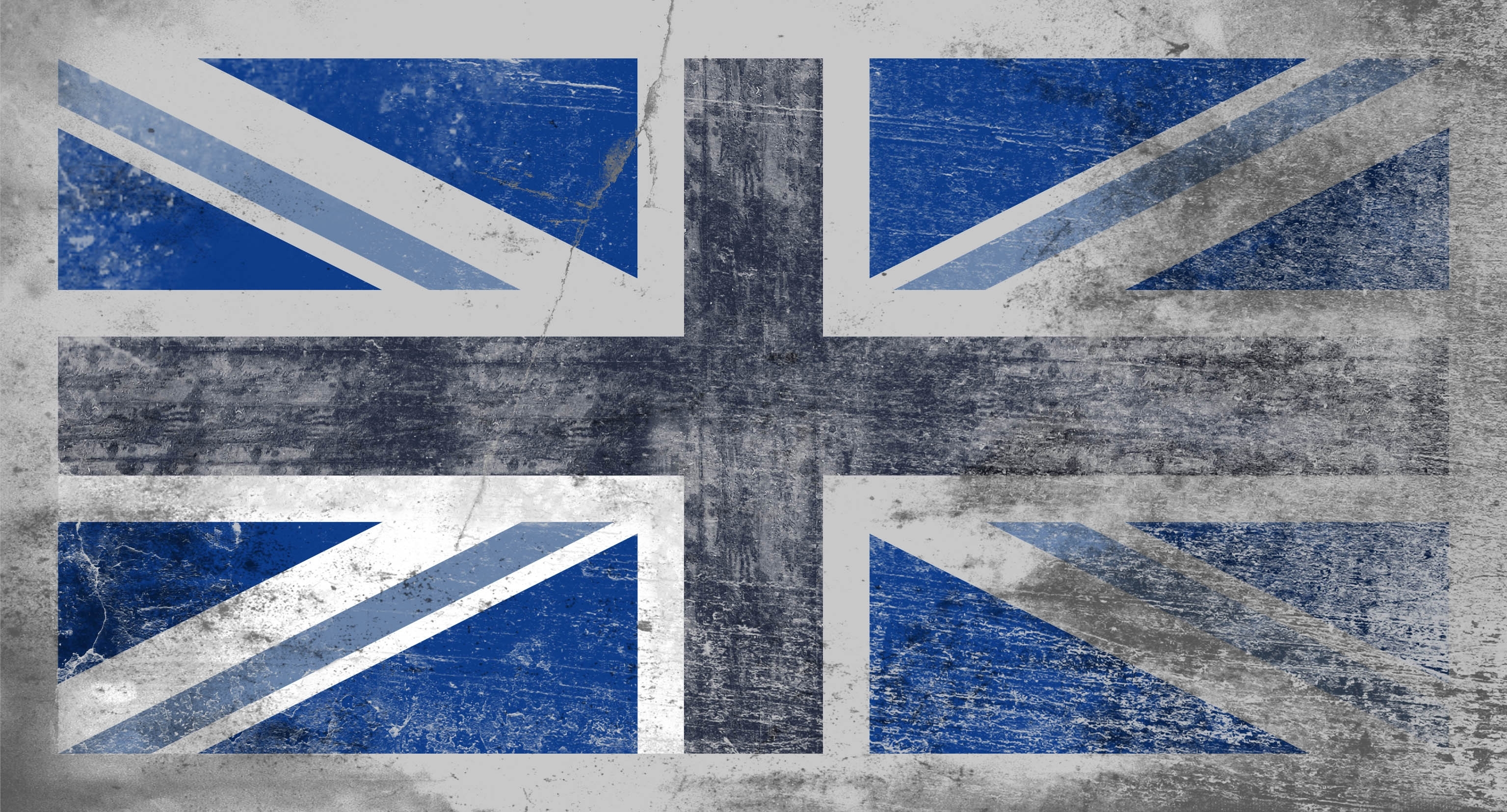 grunge union jack flag