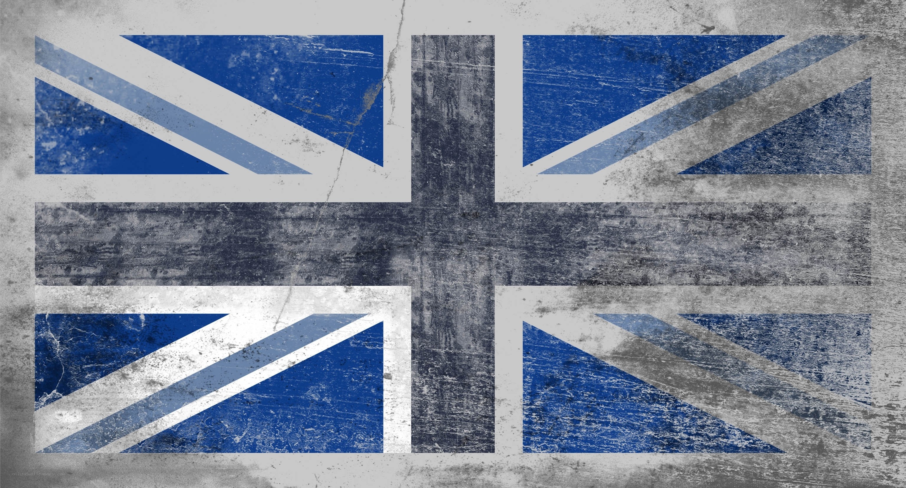 grunge union jack flag