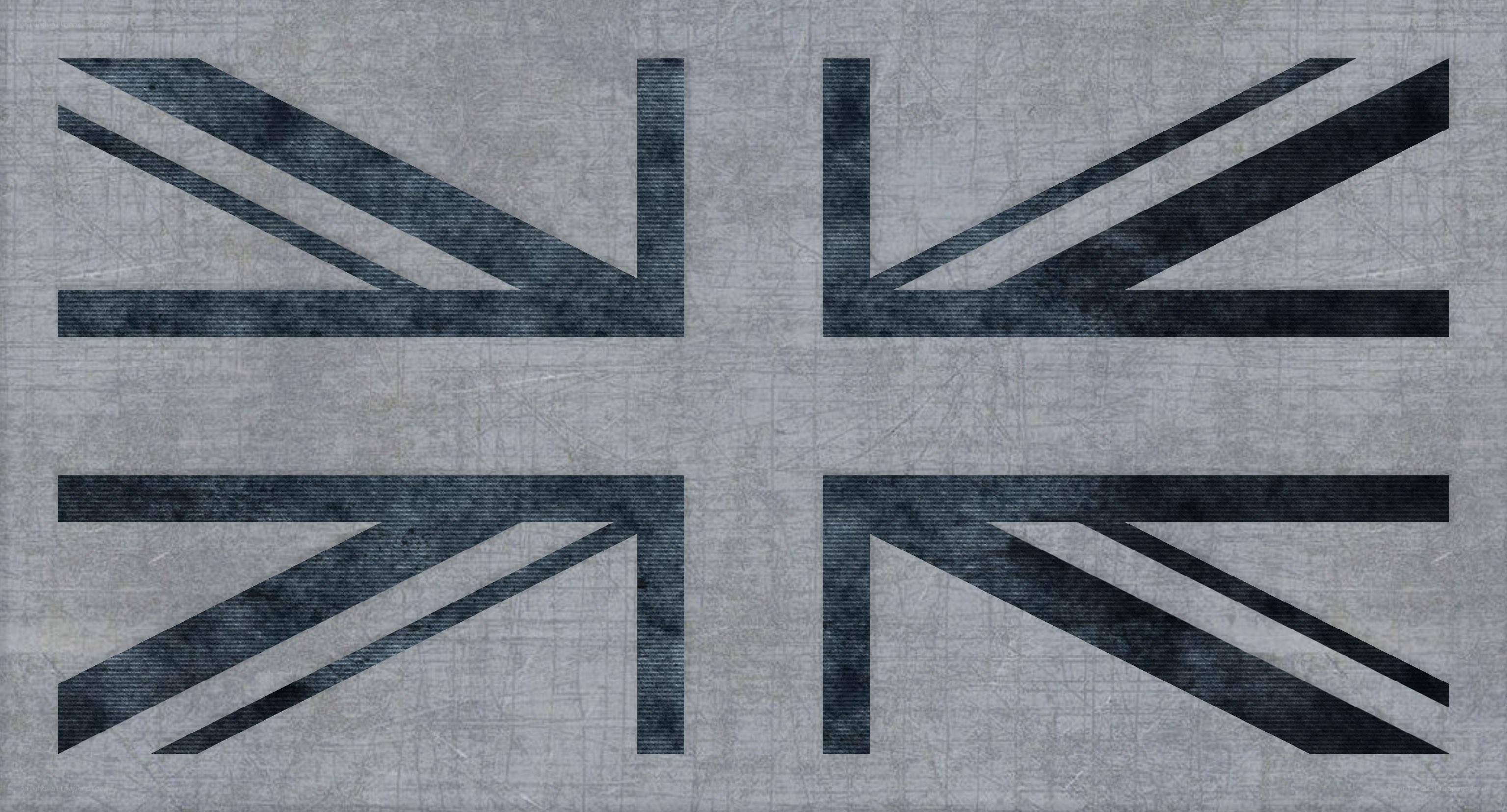 grunge union jack flag