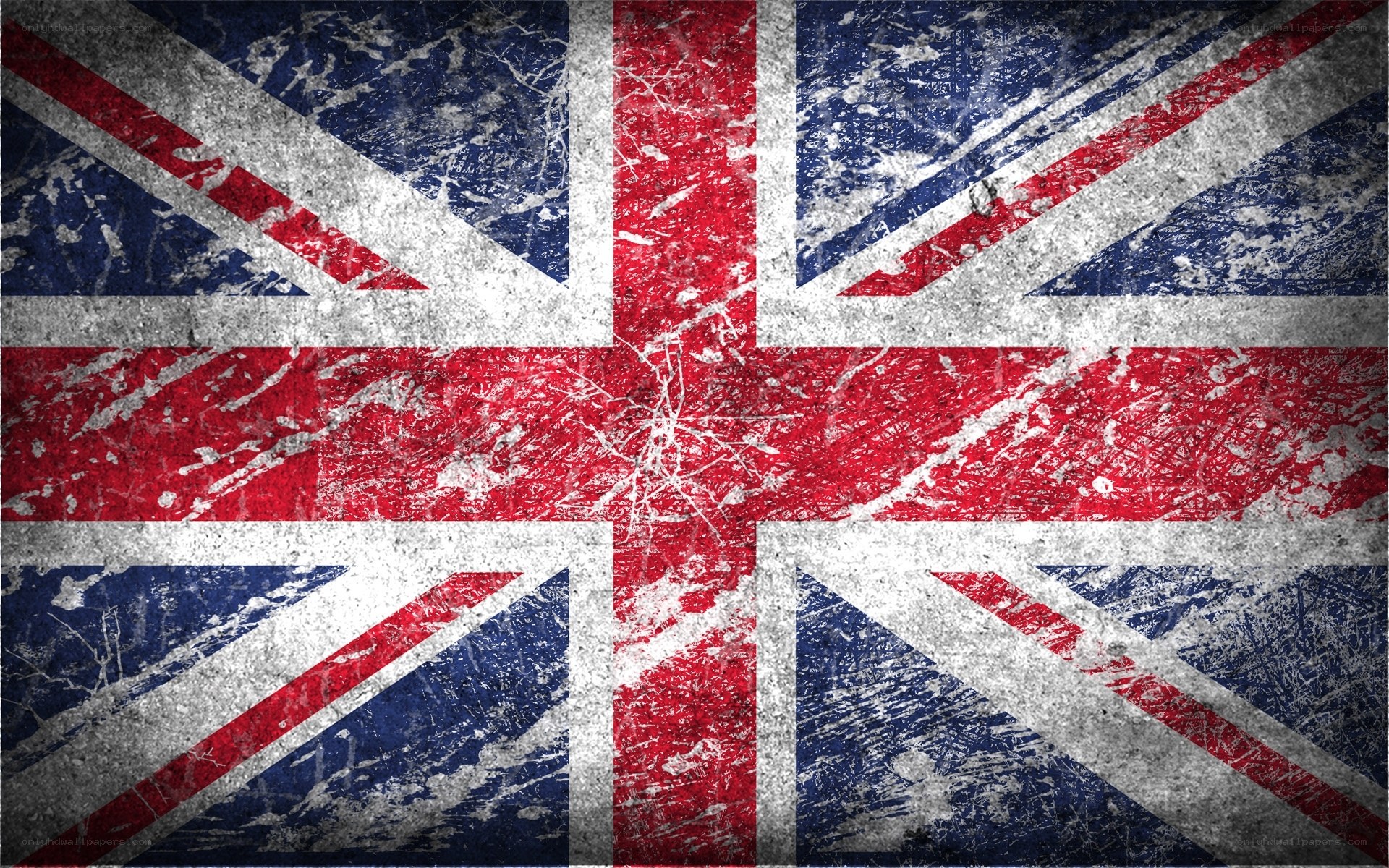 grunge union jack flag