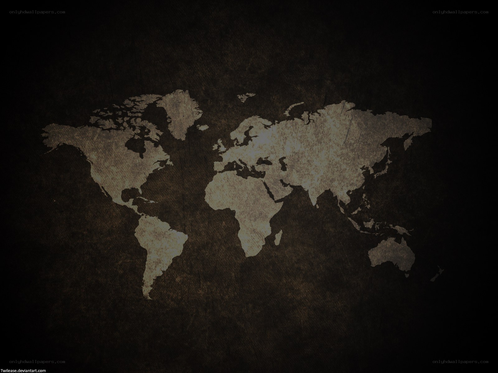 grunge world map background
