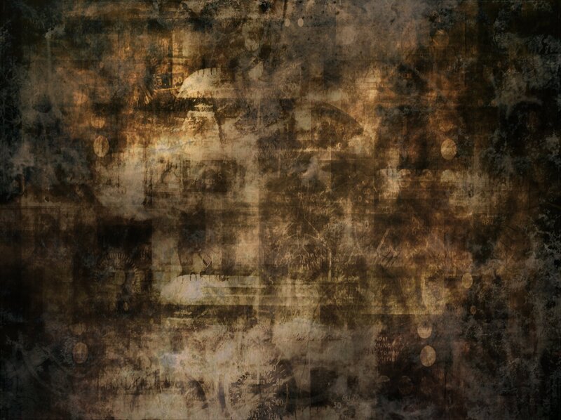 grungy abstract collage