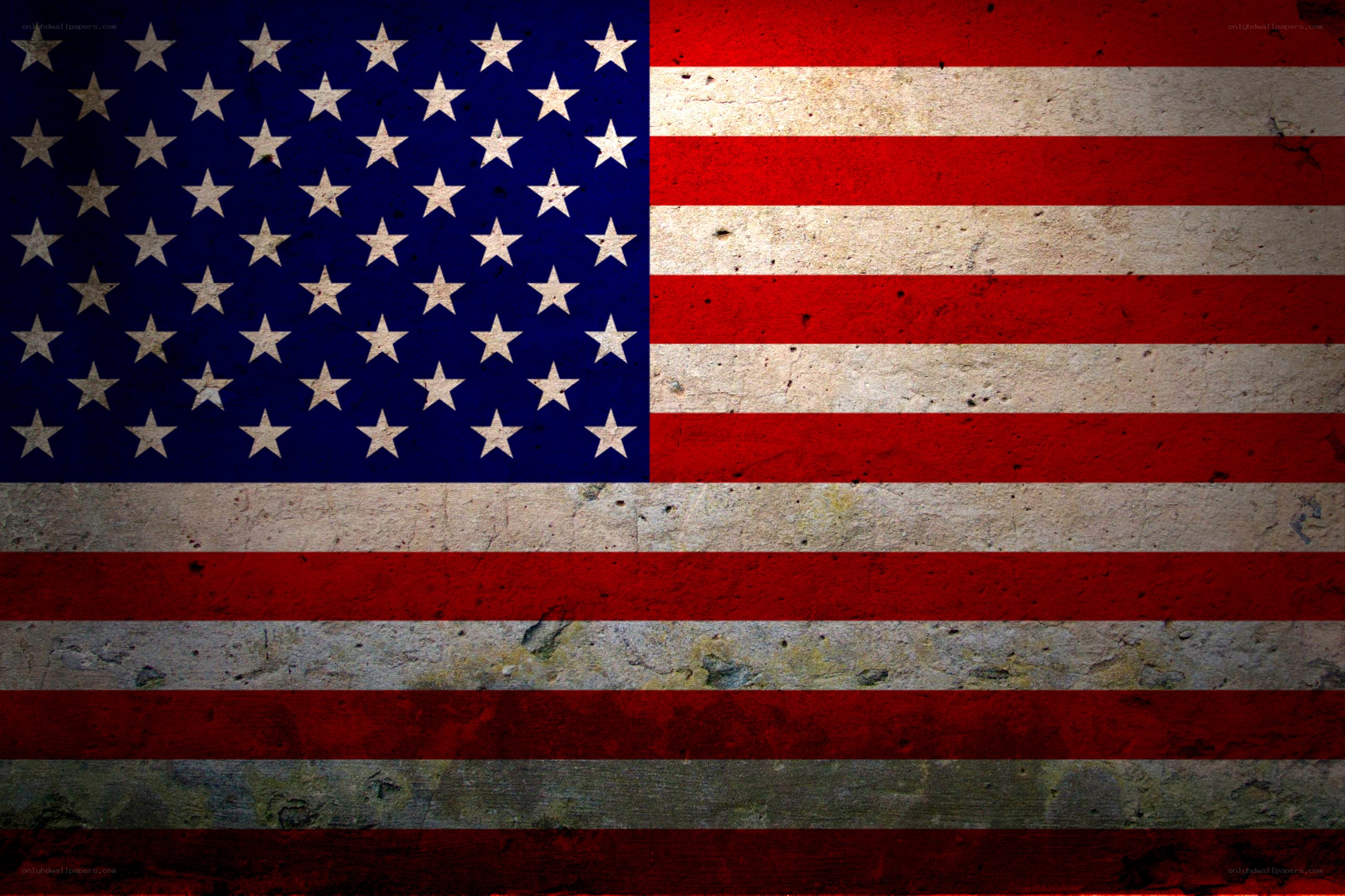 grungy american flag