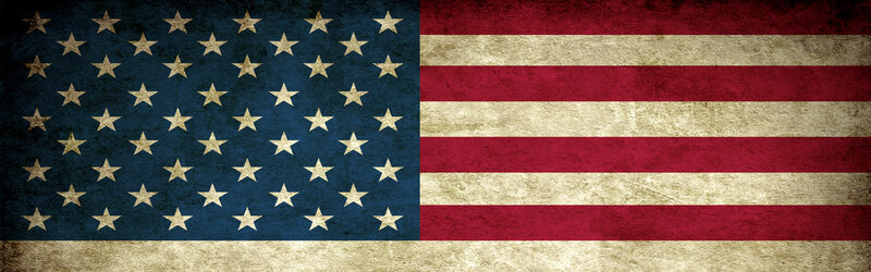 grungy american flag