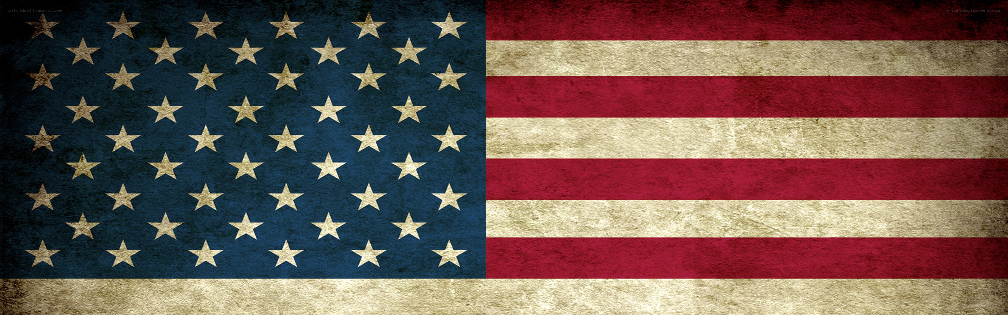 grungy american flag