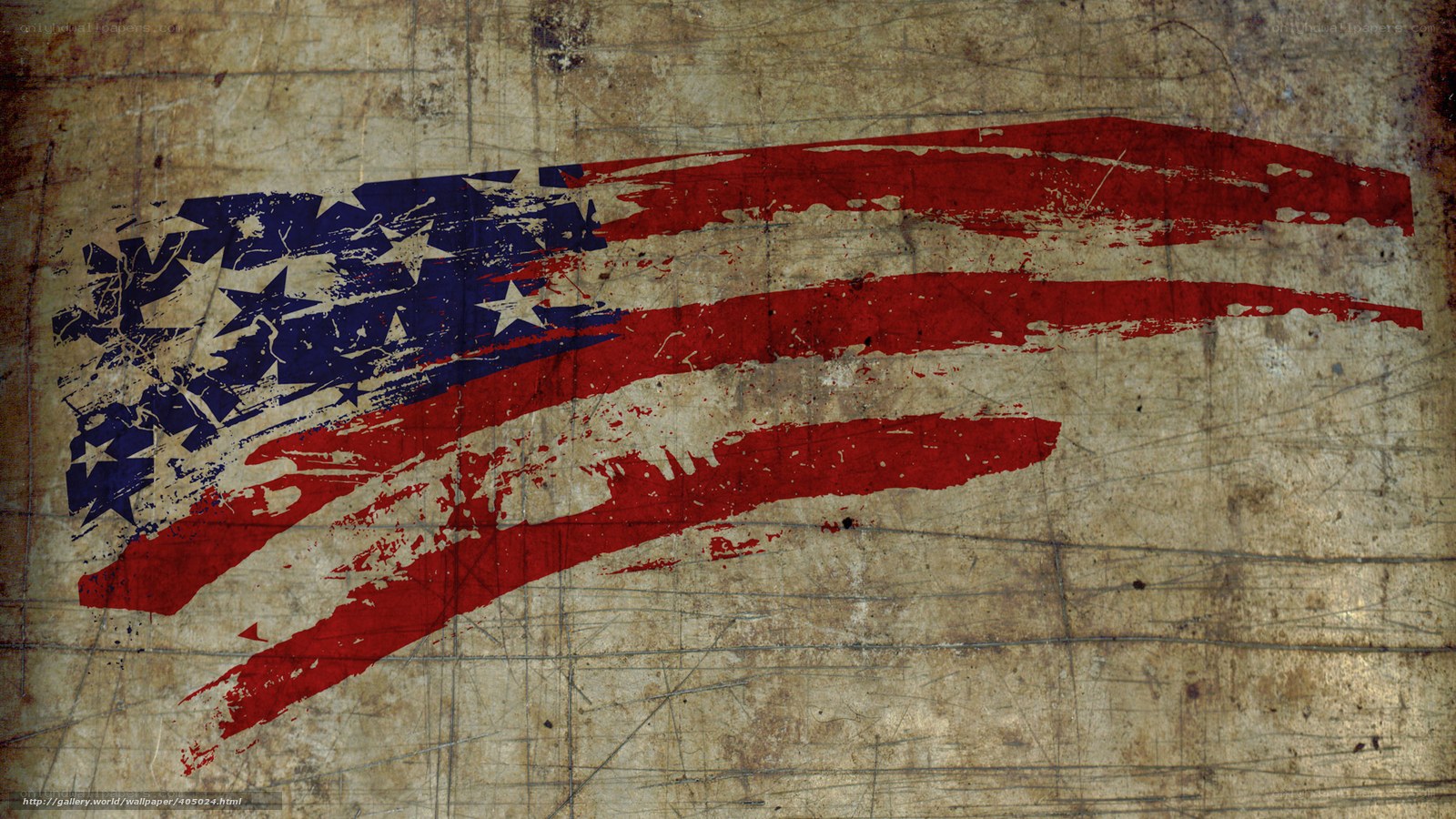 grungy american flag design