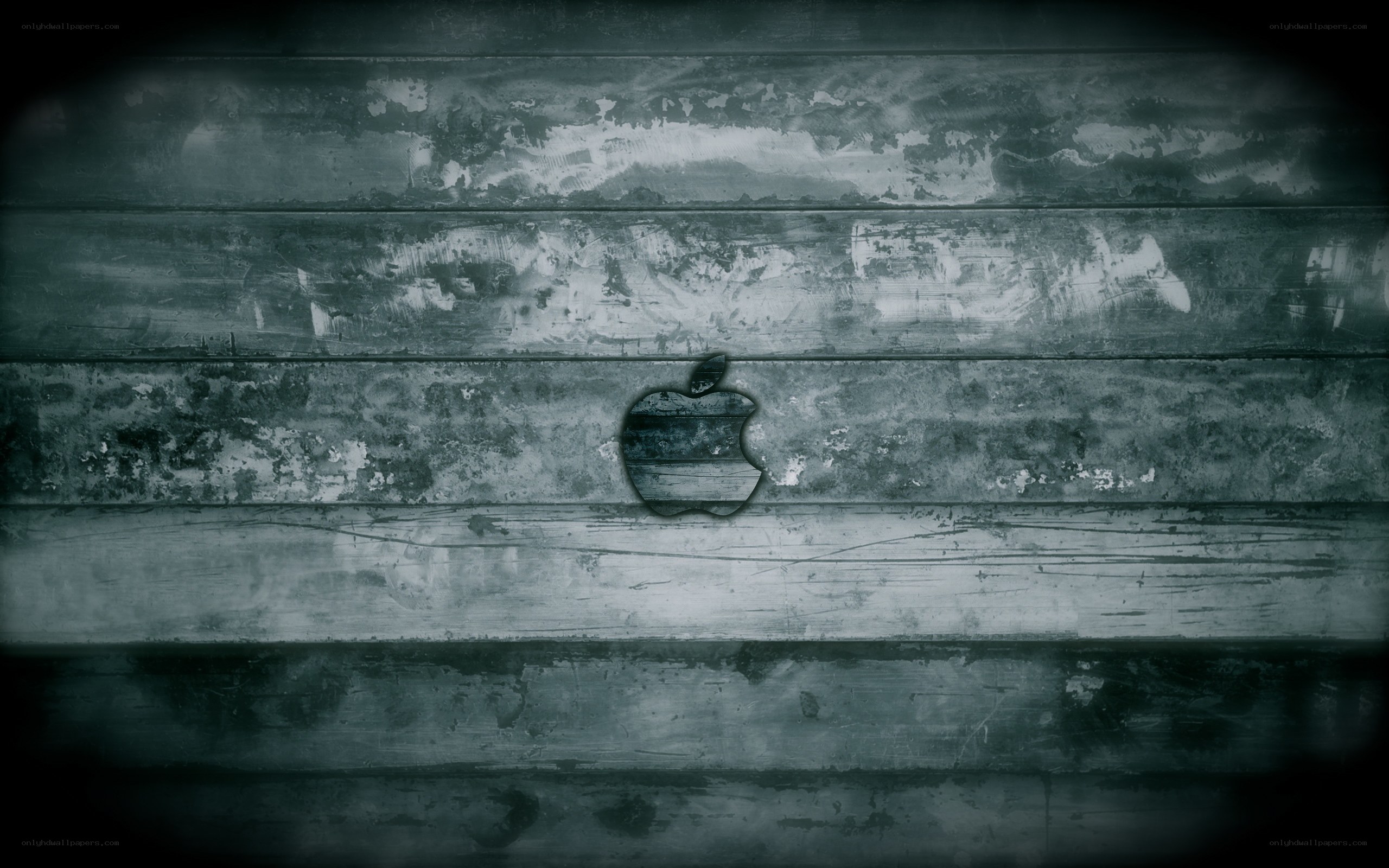 grungy apple logo wallpaper