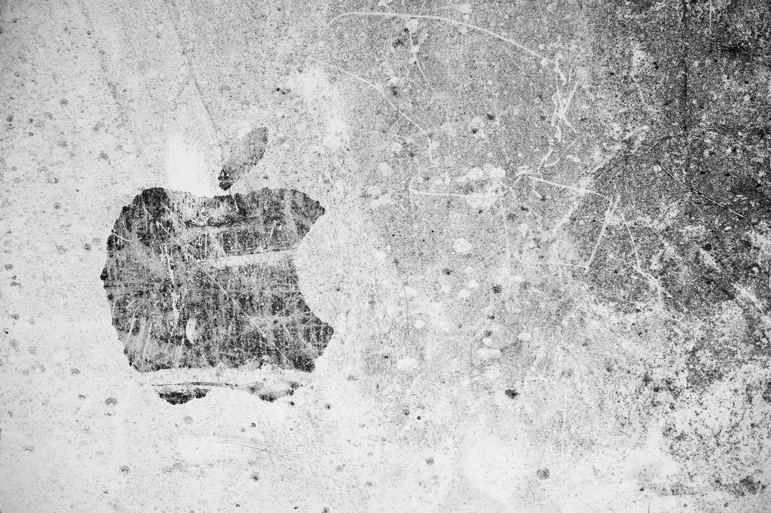 grungy apple logo