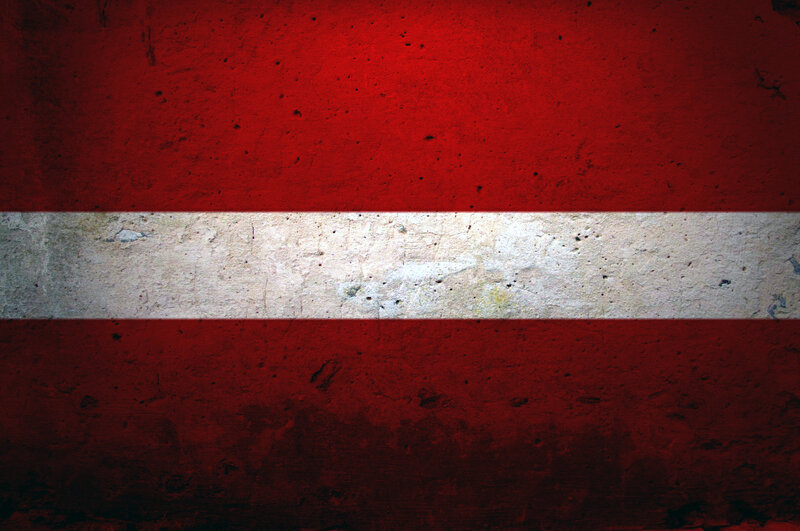 grungy austrian flag