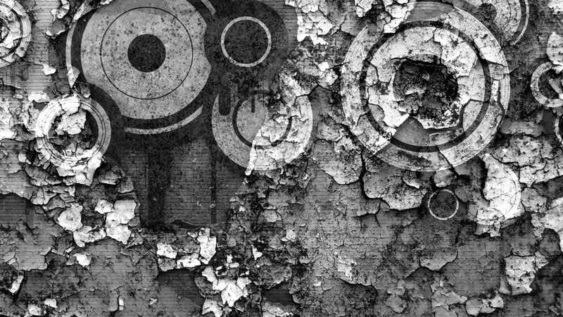 grungy circular patterns