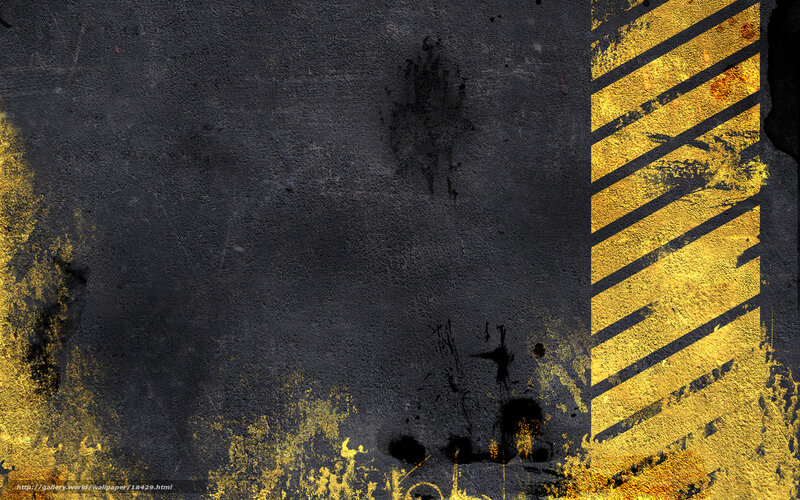 grungy concrete with yellow stripes