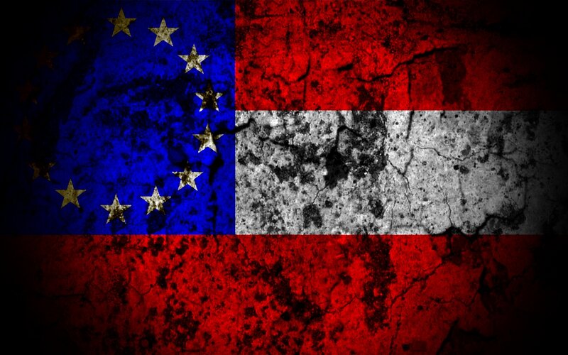 grungy confederate flag