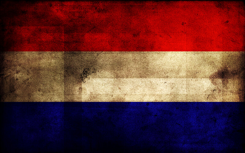 grungy dutch flag