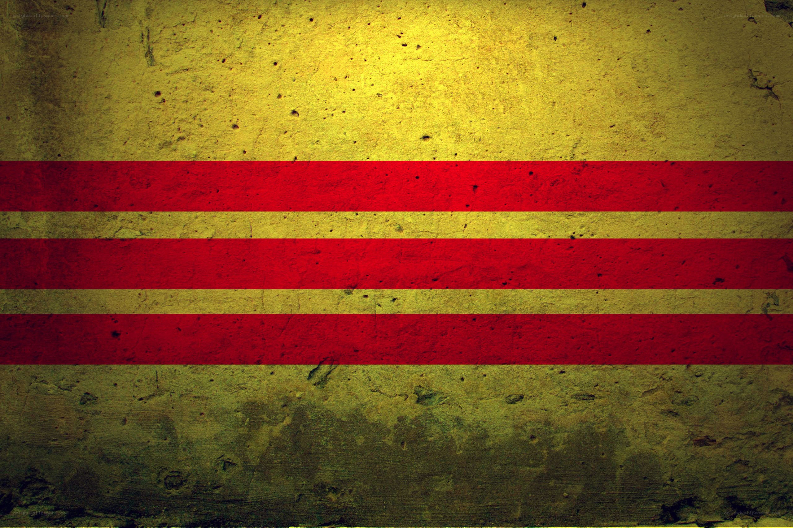 grungy flag on concrete wall