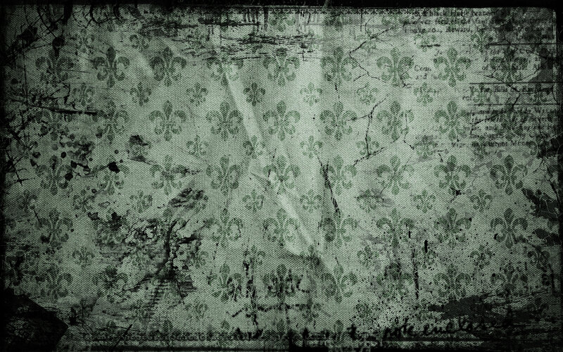 grungy fleur-de-lis pattern