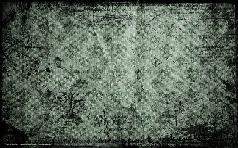 grungy fleur-de-lis pattern