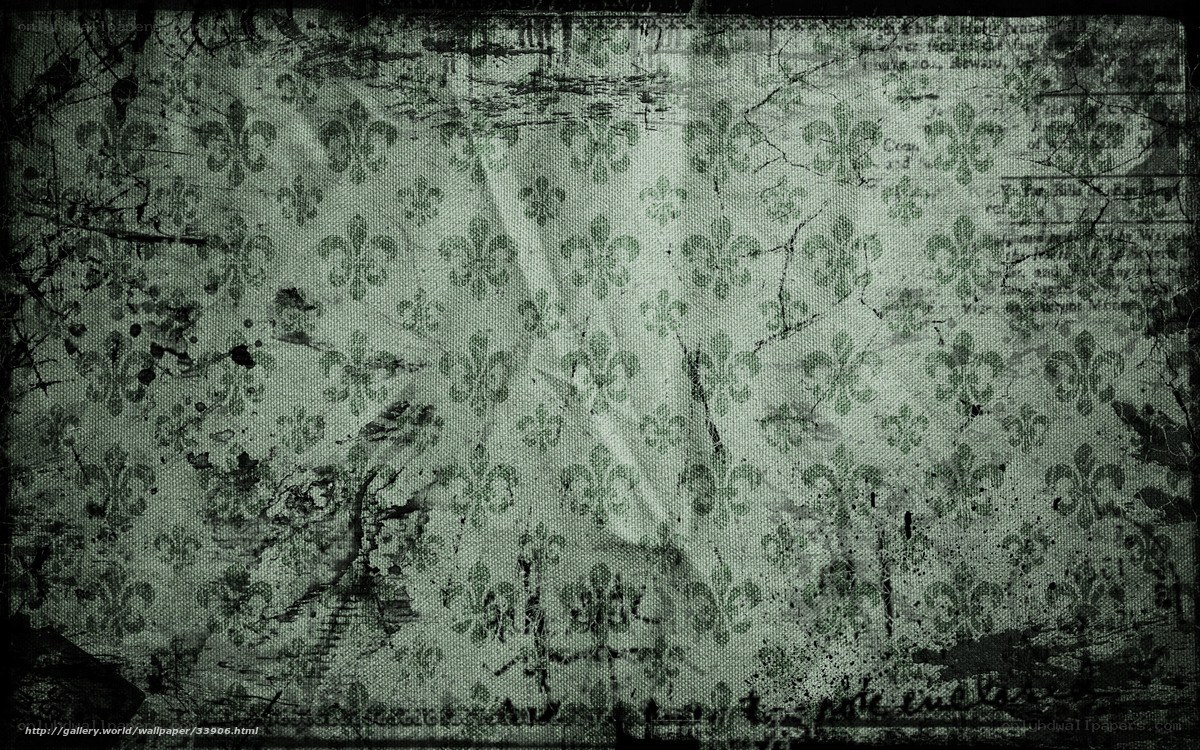 grungy fleur-de-lis pattern