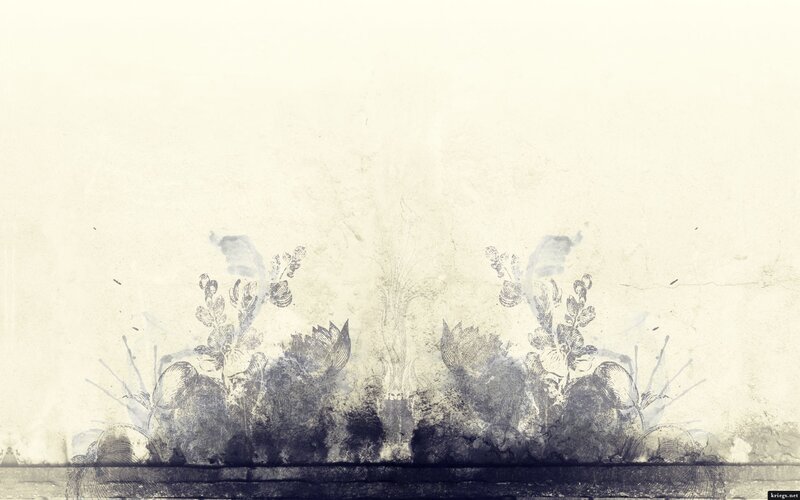 grungy floral pattern