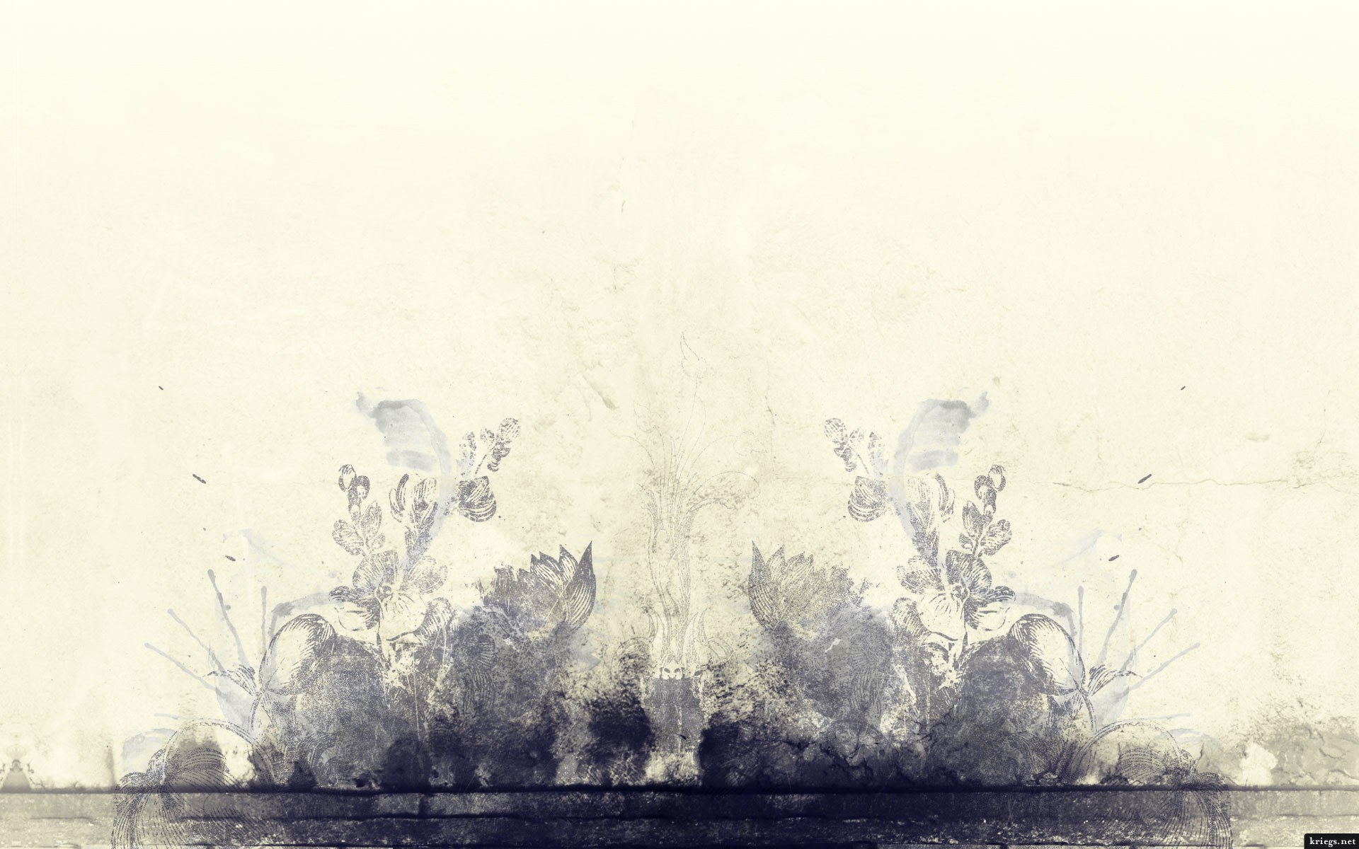 grungy floral pattern