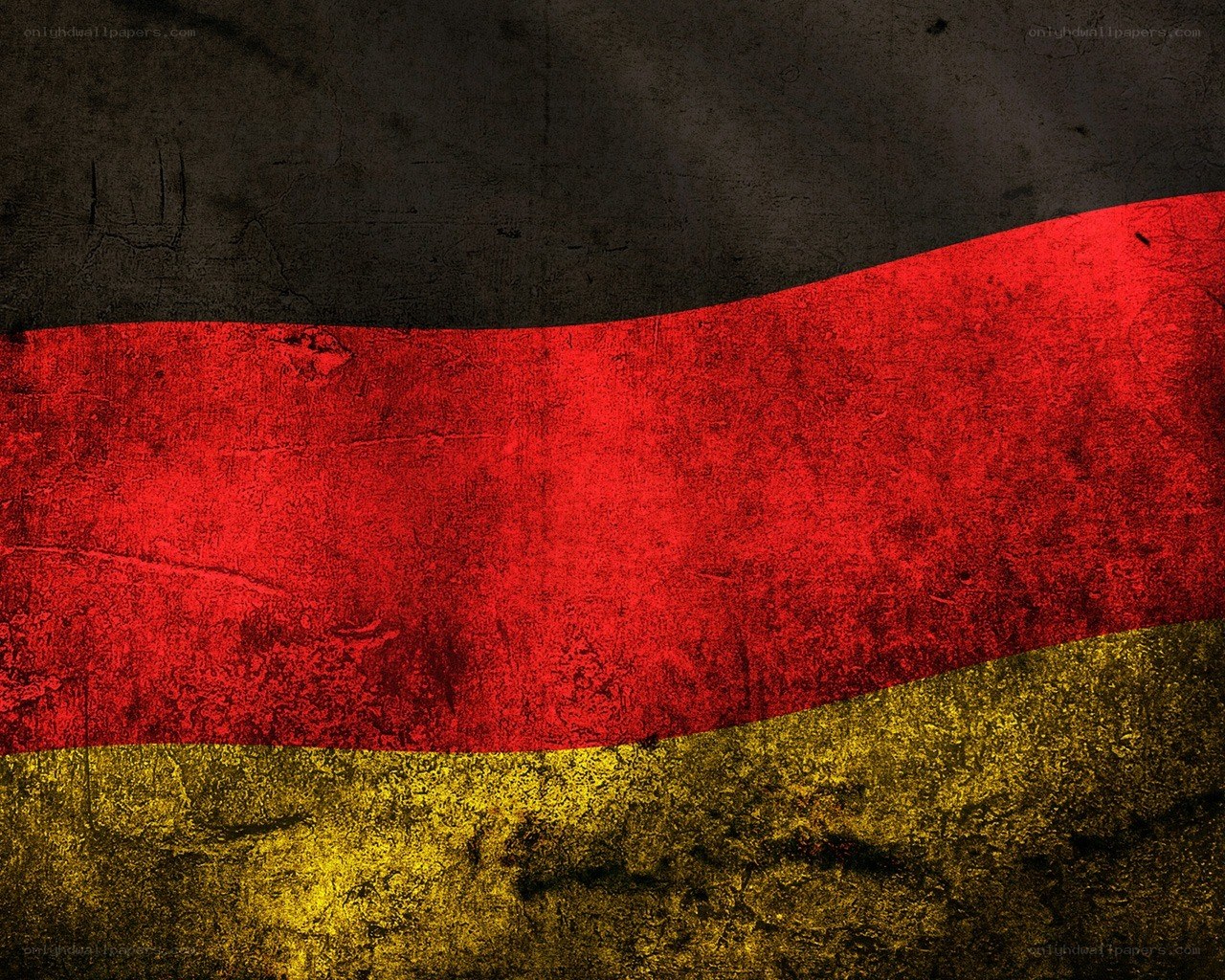 grungy german flag