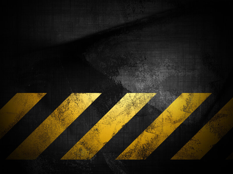 grungy hazard stripes