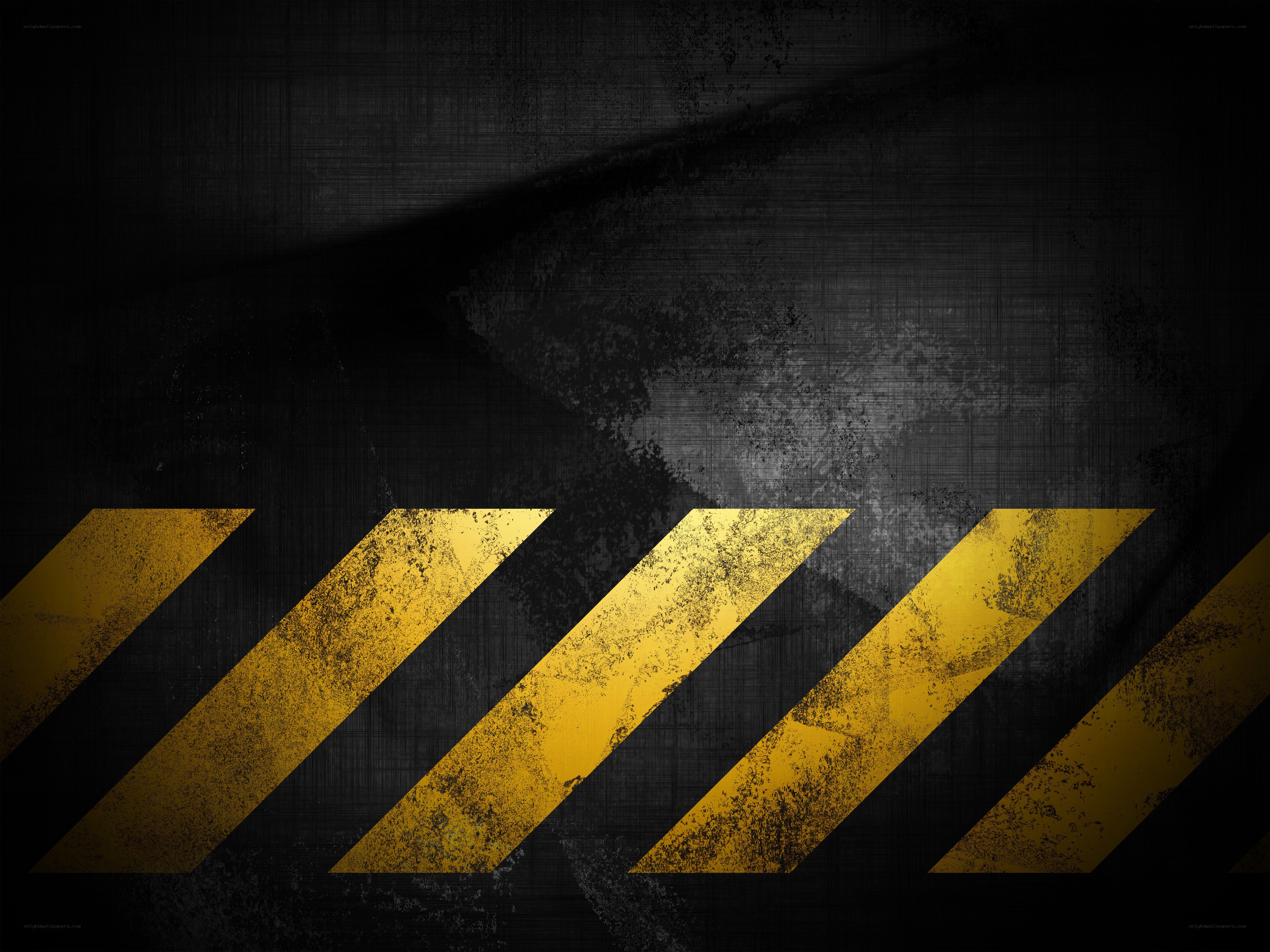 grungy hazard stripes