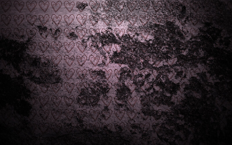 grungy heart pattern background