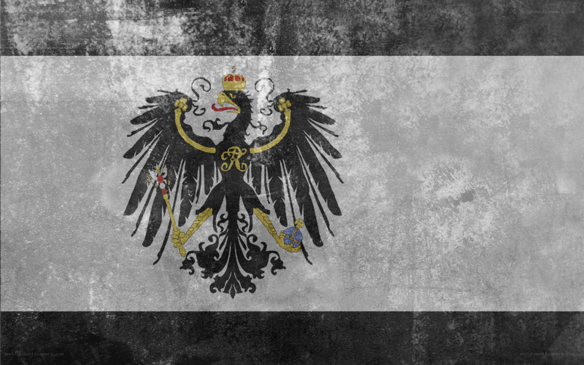 grungy imperial eagle flag