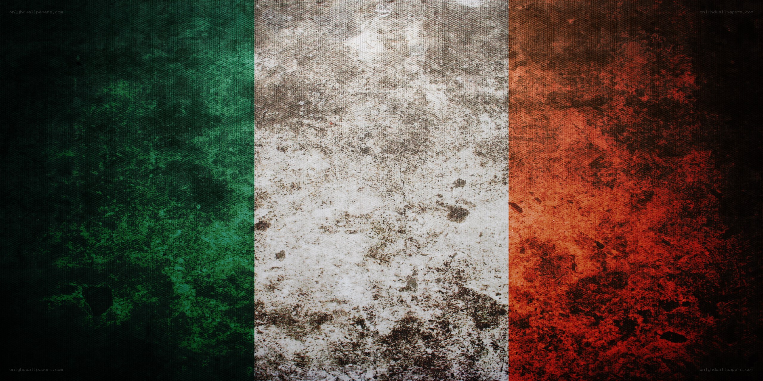 grungy irish flag