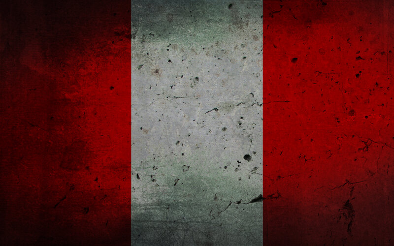 grungy italian flag