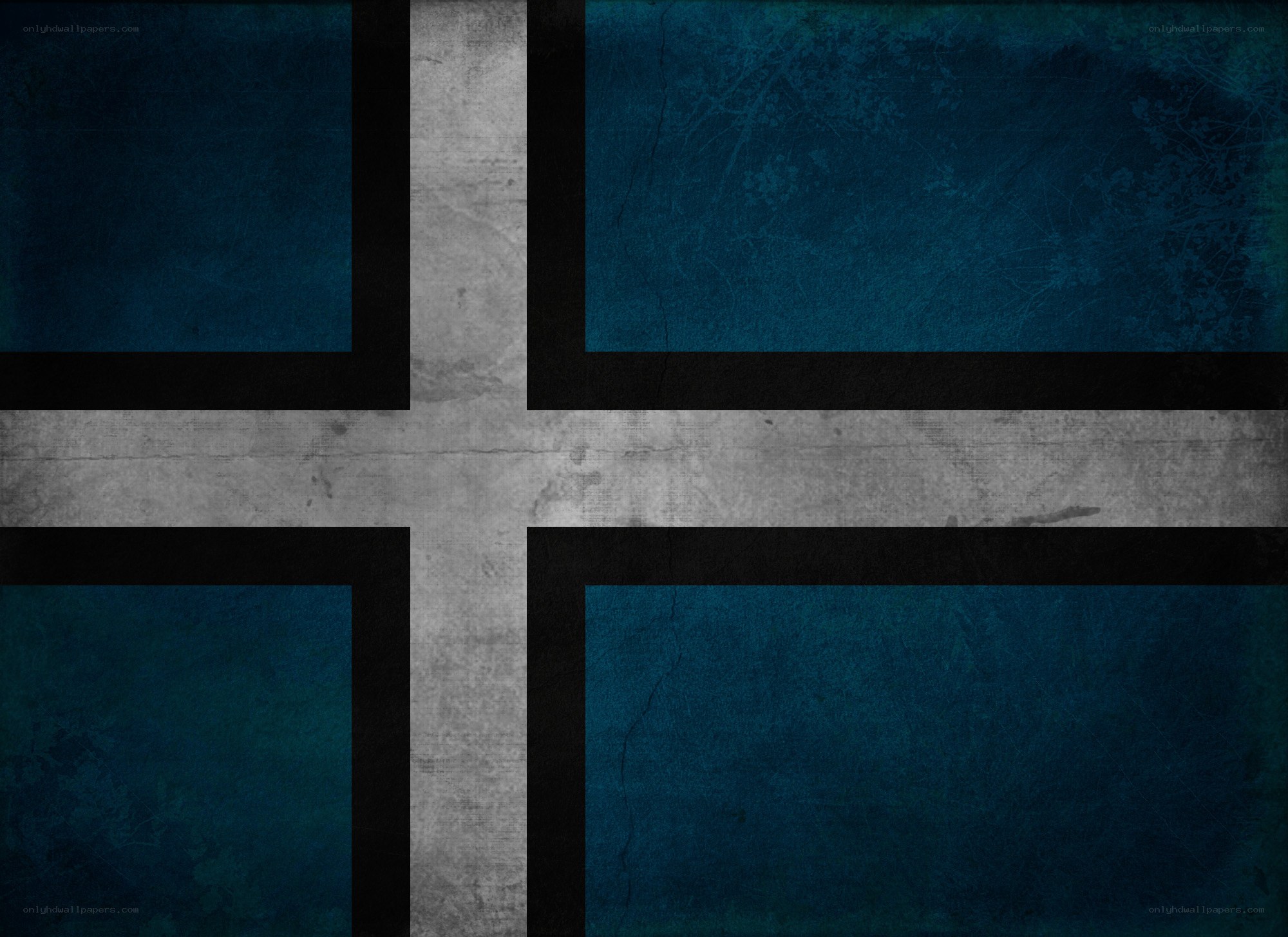 grungy nordic cross flag