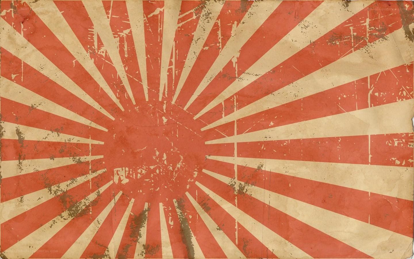 grungy rising sun flag