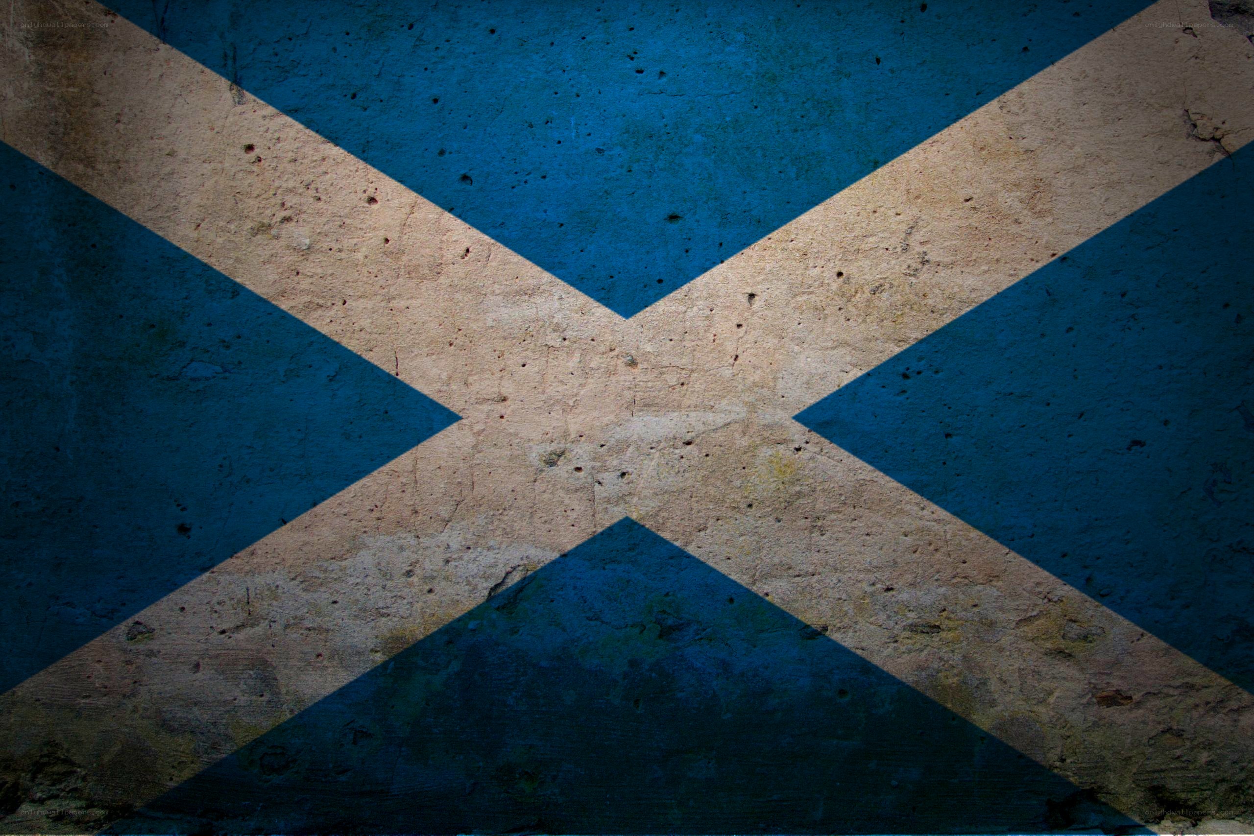 grungy scottish flag