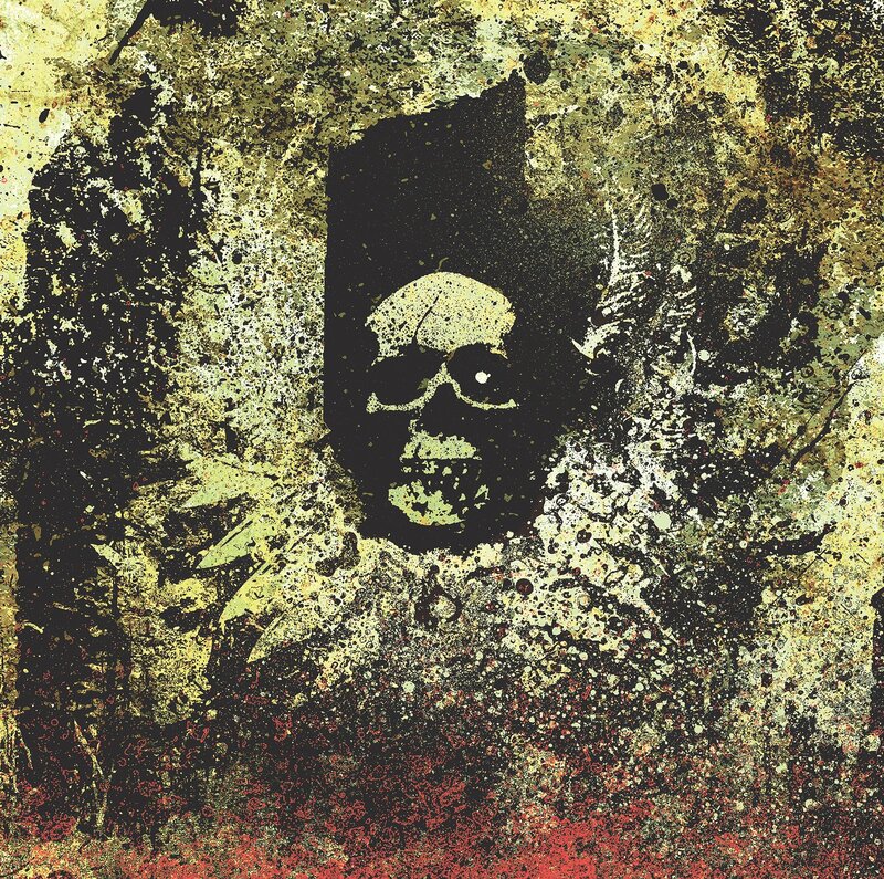 grungy skull artwork