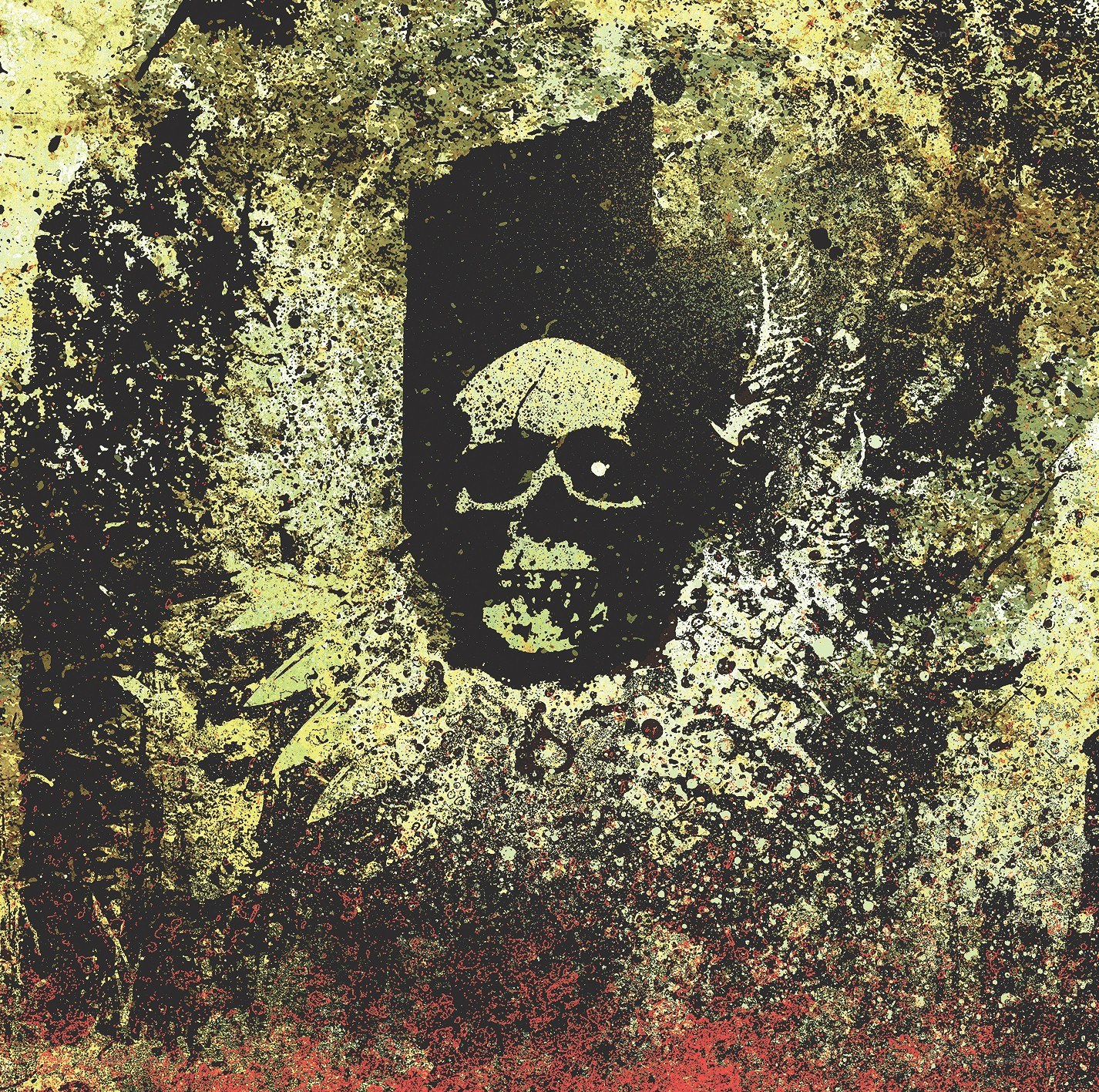 grungy skull artwork